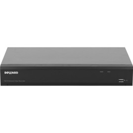 IP видеорегистратор BEWARD BEWARD RK1116-P 16 IP-каналов с PoE, H.265/H.264, 112 Мбит/с, 4000х3000 (12 Мп), ONVIF