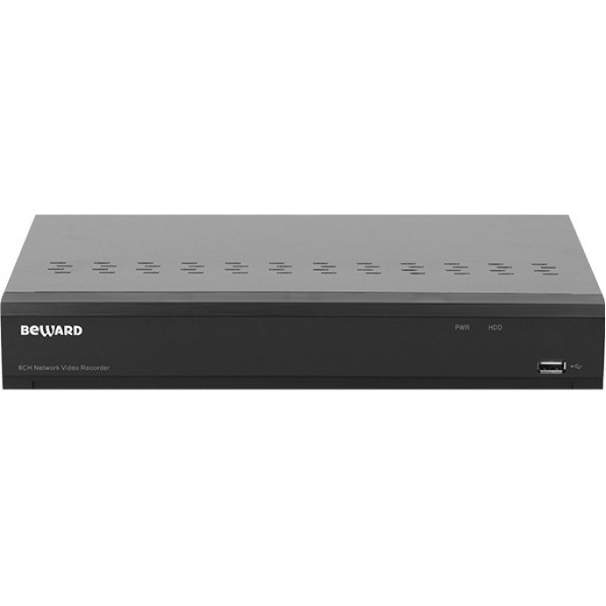 IP видеорегистратор BEWARD BEWARD 8 IP-каналов, H.265/H.264, 76 Мбит/с, 3840x2160 (8 Мп), ONVIF RK0108