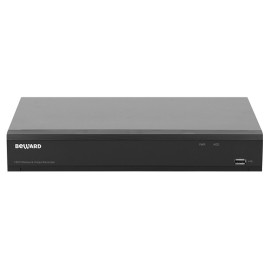 IP видеорегистратор BEWARD BEWARD RK1116-P 16 IP-каналов с PoE, H.265/H.264, 112 Мбит/с, 4000х3000 (12 Мп), ONVIF